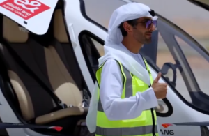 Two test flights took place at Abu Dhabi Mobility Week
