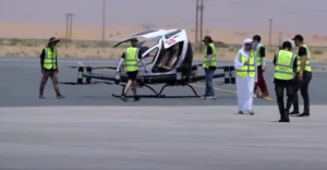 Abu Dhabi residents could be travelling in a taxi drone sooner